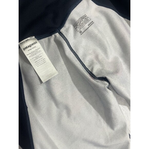 PATAGONIA Women’s Size M Centered Crops 3/4 Leggings ABSTRACT JUNGLE BLUE - Picture 7 of 7